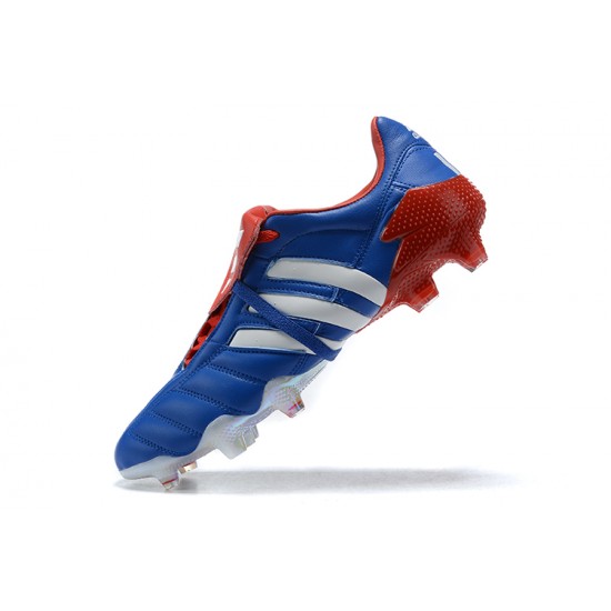 Adidas Preator Mutator 20+ FG Blue Red Low-top For Men Soccer Cleats