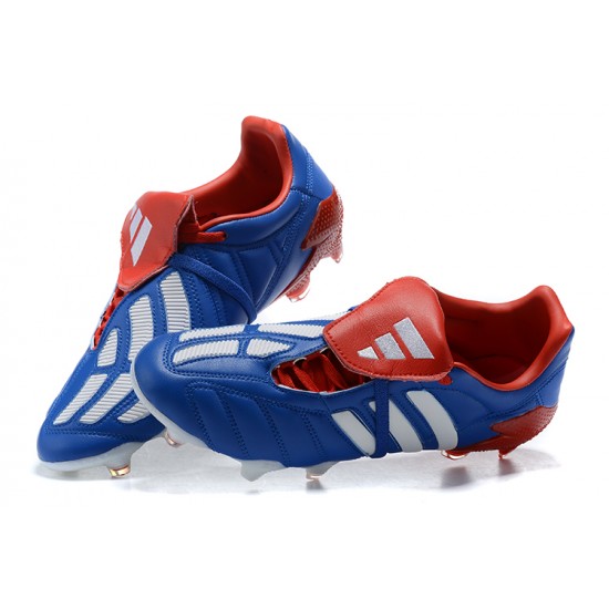 Adidas Preator Mutator 20+ FG Blue Red Low-top For Men Soccer Cleats