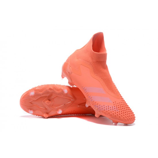 Adidas Preator Mutator 20+ FG Lce Orange High-top For Men Soccer Cleats 