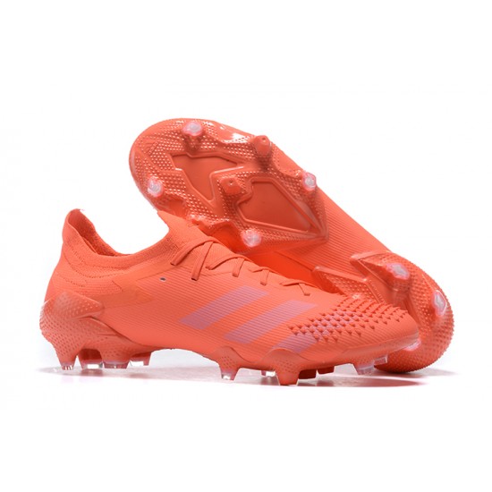 Adidas Preator Mutator 20+ FG LightOrange Lce Low-top For Men Soccer Cleats