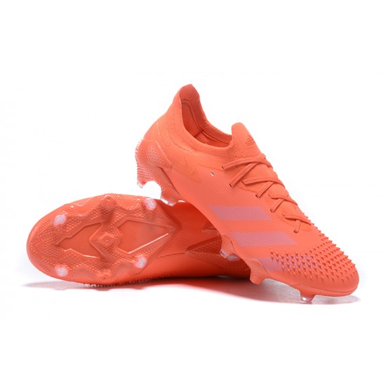 Adidas Preator Mutator 20+ FG LightOrange Lce Low-top For Men Soccer Cleats