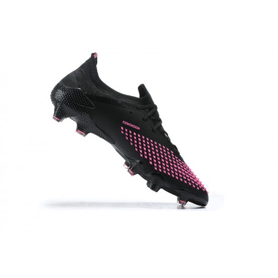 Adidas Preator Mutator 20+ FG Pink Black Low-top For Men Soccer Cleats