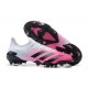 Adidas Preator Mutator 20+ FG Pink Black White Low-top For Men Soccer Cleats 