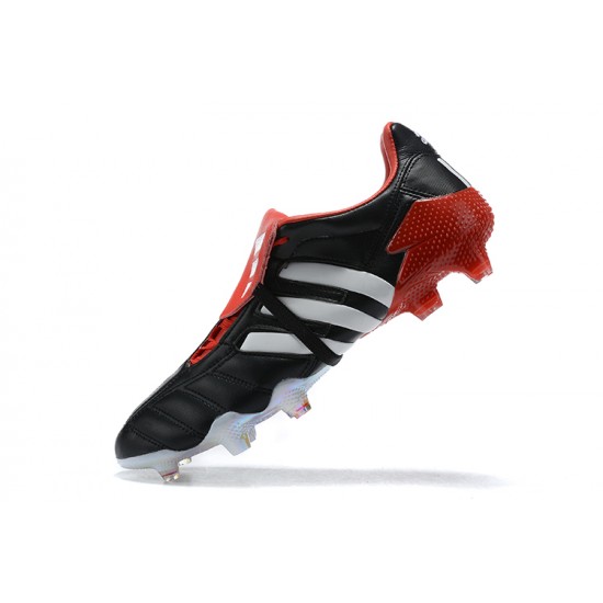 Adidas Preator Mutator 20+ FG Red Black Low-top For Men Soccer Cleats 