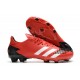 Adidas Predator 20.2 FG Low Red White Black Soccer Cleats