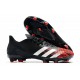 Adidas Predator 20.2 FG Low White Black Red Soccer Cleats