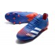 Adidas Predator 20.2 FG Low White Blue Orange Soccer Cleats