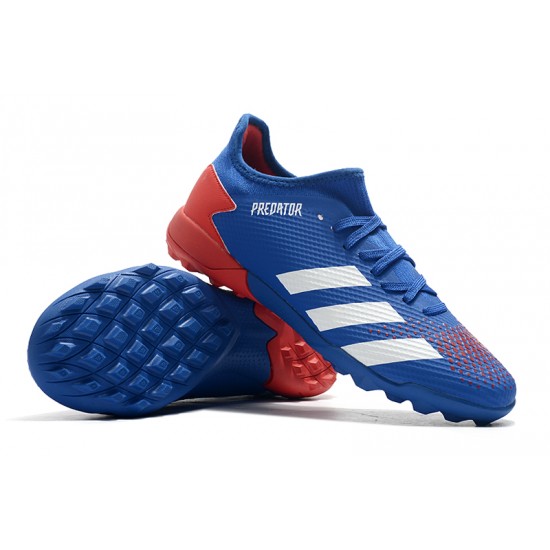 Adidas Predator 20.3 L FG Low Blue White Red Soccer Cleats