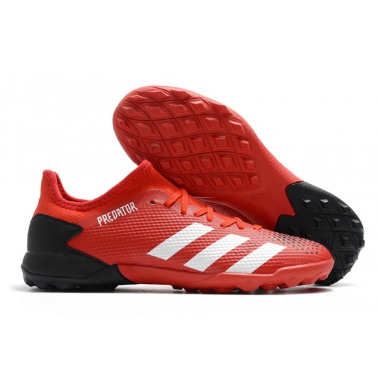 Adidas Predator 20.3 L FG Low Red White Black Soccer Cleats