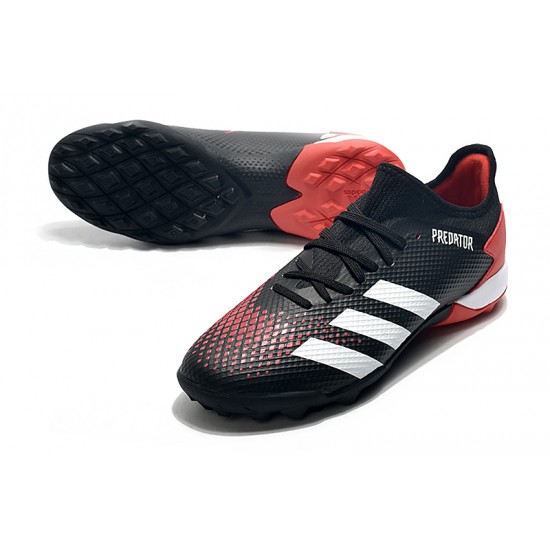 Adidas Predator 20.3 L TF Low Black White Red Soccer Cleats