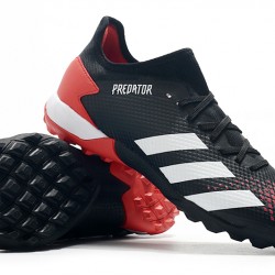 Adidas Predator 20.3 L TF Low Black White Red Soccer Cleats