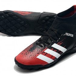 Adidas Predator 20.3 TF High Black White Red Soccer Cleats