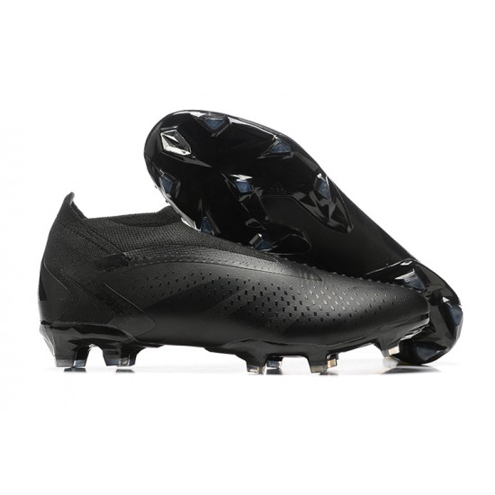 Adidas Predator Accuracy Fg Boots Black For Men Low-top Soccer Cleats