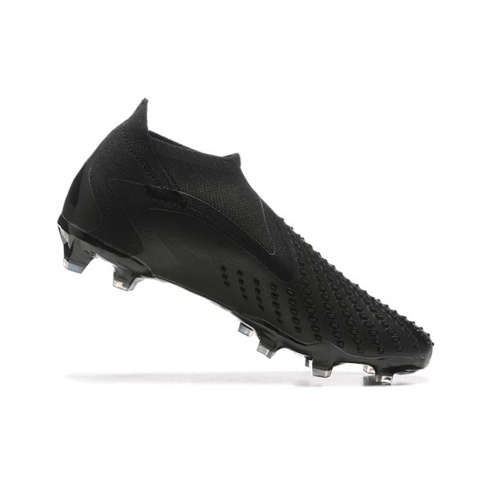 Adidas Predator Accuracy Fg Boots Black For Men Low-top Soccer Cleats 