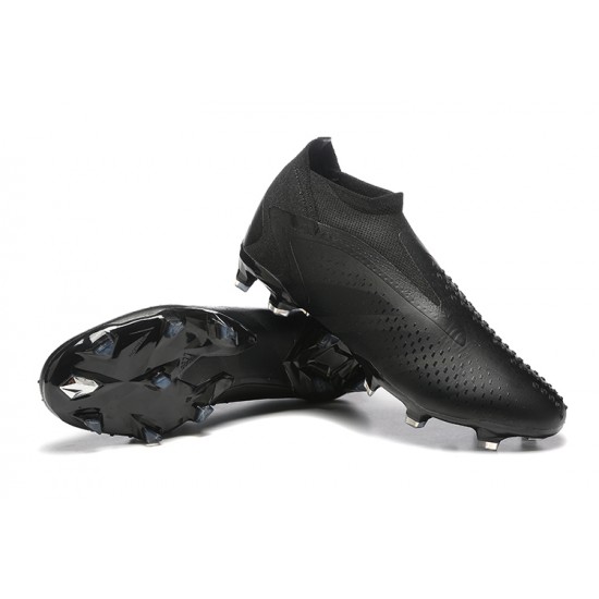 Adidas Predator Accuracy Fg Boots Black For Men Low-top Soccer Cleats