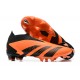 Adidas Predator Accuracy Fg Boots Black Orange For Men Low-top Soccer Cleats