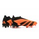 Adidas Predator Accuracy Fg Boots Black Orange For Men Low-top Soccer Cleats 