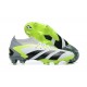 Adidas Predator Accuracy Fg Boots Gray Green White Black For Men High-top Soccer Cleats 