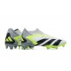 Adidas Predator Accuracy Fg Boots Gray Green White Black For Men High-top Soccer Cleats