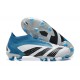 Adidas Predator Accuracy Fg Boots LightBlue White For Men High-top Soccer Cleats 