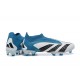 Adidas Predator Accuracy Fg Boots LightBlue White For Men High-top Soccer Cleats 