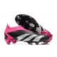 Adidas Predator Accuracy Fg Boots Ping Red Black For Men Low-top Soccer Cleats