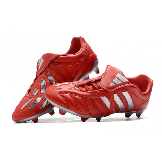 Adidas Predator Mania FG Red Silver Soccer Cleats