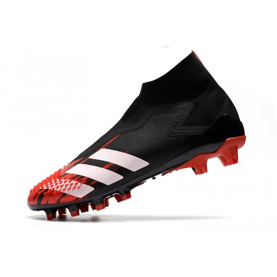 Adidas Predator Mutator 20 AG High Black Red White Soccer Cleats