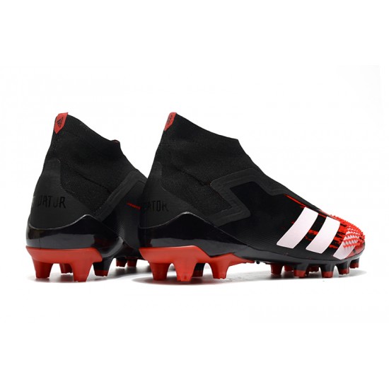 Adidas Predator Mutator 20 AG High Black Red White Soccer Cleats