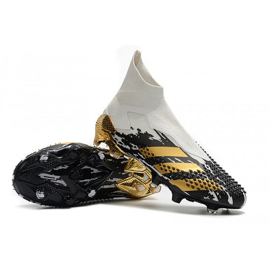 Adidas Predator Mutator 20 FG High Black Gold White Soccer Cleats