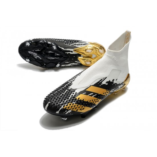 Adidas Predator Mutator 20 FG High Black Gold White Soccer Cleats