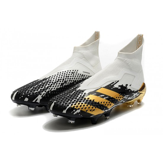 Adidas Predator Mutator 20 FG High Black Gold White Soccer Cleats