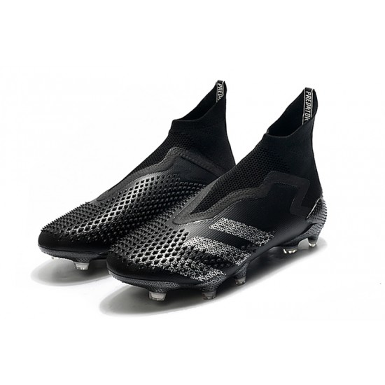 Adidas Predator Mutator 20 FG High Black Grey Soccer Cleats