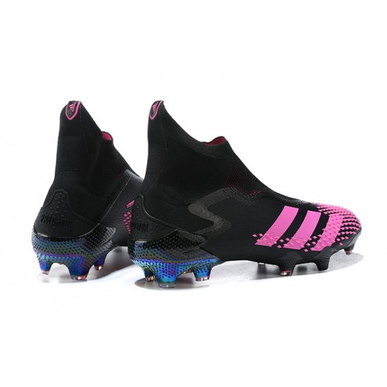 Adidas Predator Mutator 20 FG High Black Purple Soccer Cleats