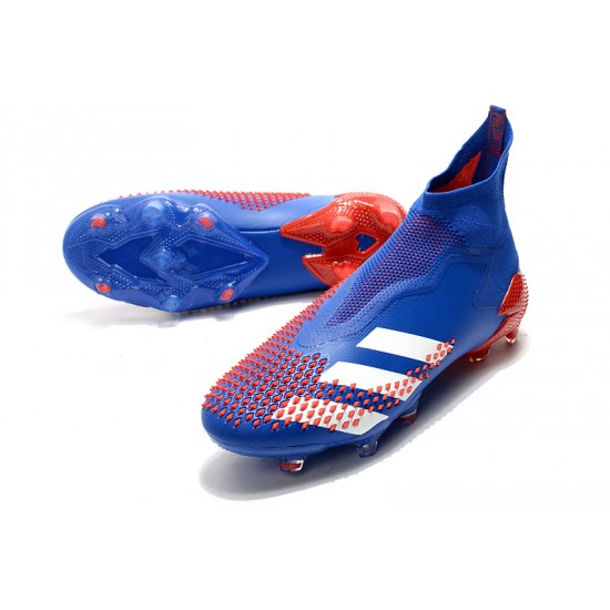 Adidas Predator Mutator 20 FG High Blue White Red Soccer Cleats