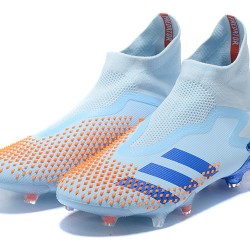 Adidas Predator Mutator 20 FG High Ltblue Blue Orange Soccer Cleats