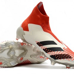 Adidas Predator Mutator 20 FG High Win-Red Beige Black Soccer Cleats