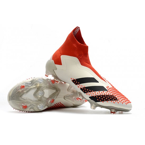 Adidas Predator Mutator 20 FG High Win-Red Beige Black Soccer Cleats