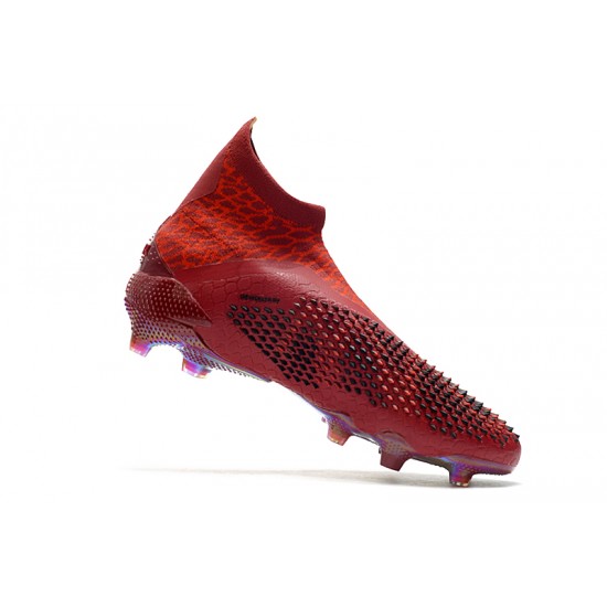 Adidas Predator Mutator 20 FG High Win-Red Black Soccer Cleats