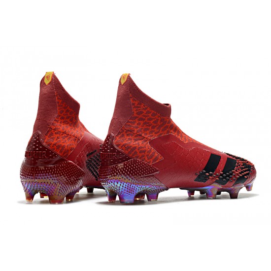 Adidas Predator Mutator 20 FG High Win-Red Black Soccer Cleats