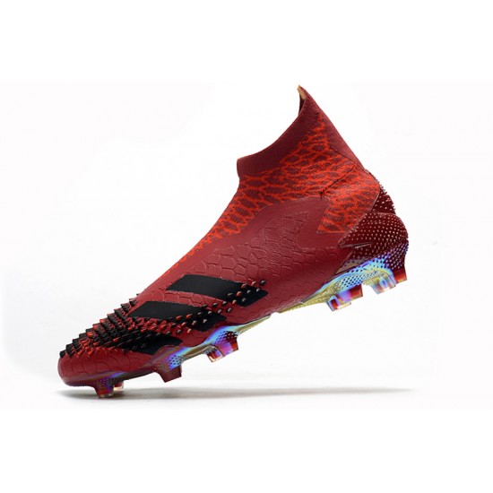 Adidas Predator Mutator 20 FG High Win-Red Black Soccer Cleats