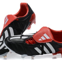 Adidas Predator Mutator 20 FG Low Black White Red Soccer Cleats