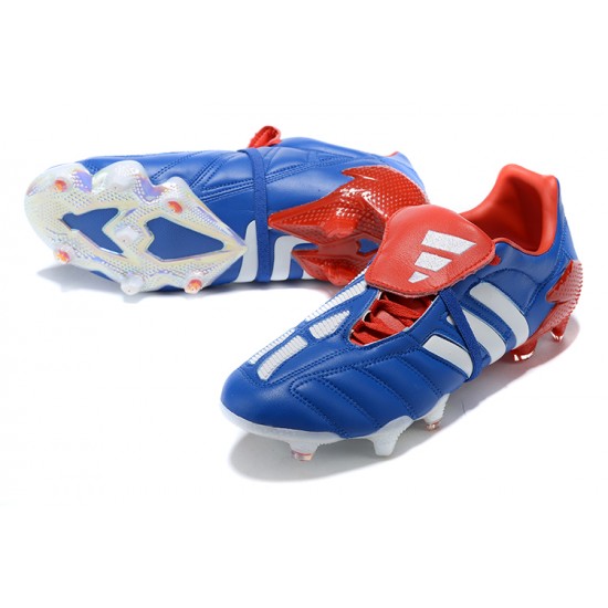 Adidas Predator Mutator 20 FG Low Blue White Red Soccer Cleats