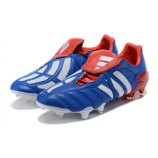 Adidas Predator Mutator 20 FG Low Blue White Red Soccer Cleats