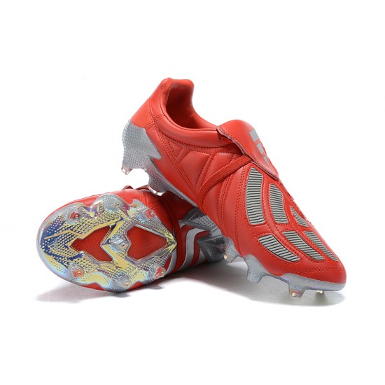 Adidas Predator Mutator 20 FG Low Red Silver Soccer Cleats