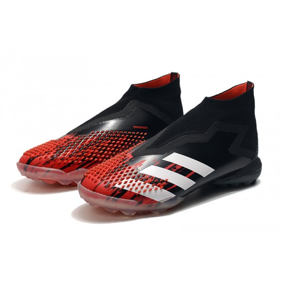 Adidas Predator Mutator 20 TF Black Red White Soccer Cleats