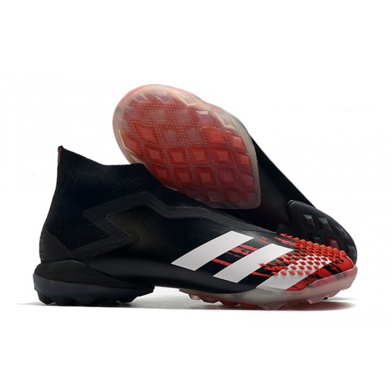 Adidas Predator Mutator 20 TF Black Red White Soccer Cleats