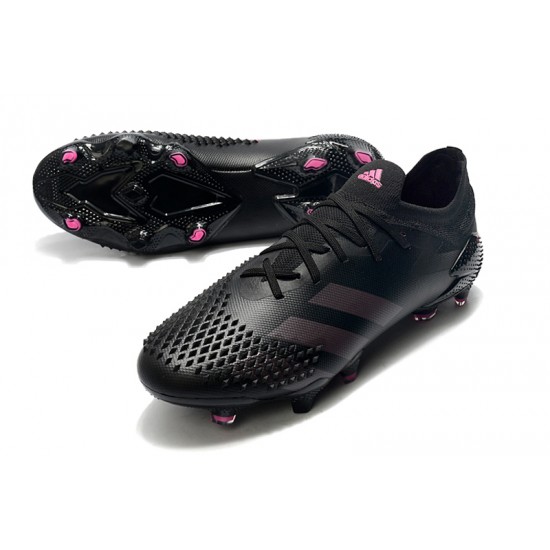 Adidas Predator Mutator 20.1 FG Black Purple Soccer Cleats