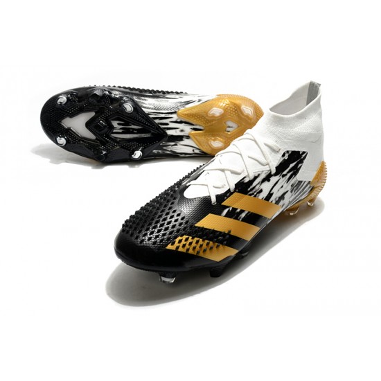 Adidas Predator Mutator 20.1 FG High Black Gold White Soccer Cleats