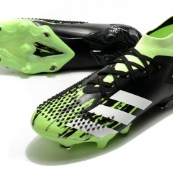 Adidas Predator Mutator 20.1 FG High Black Green Soccer Cleats